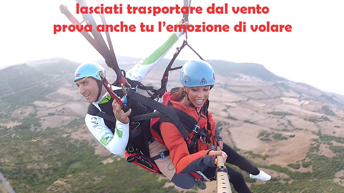 parapendio tandem sardegna